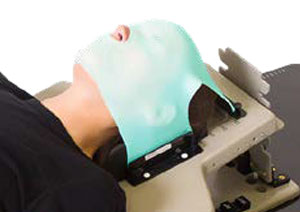Mask can attach directly to incline board