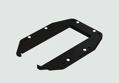 Monarch Thermoplastic Frame allows for attachment of Posicast® Head-Only or Chin Strap Thermoplastics