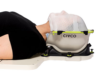Solstice™ SRS Immobilization System Pitch at 0 (chin down)